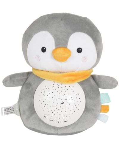 Noćna lampa i reflektor Moni Toys - Snuggly, Penguin - 1