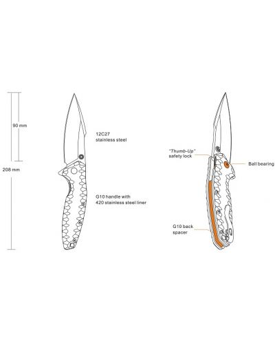 Nož Ruike - P843-B - 3