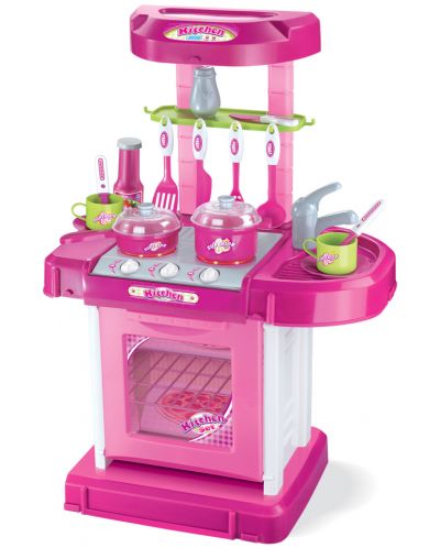Igralni set Buba My Kitchen – Dječja kuhinja, ružičasta - 1