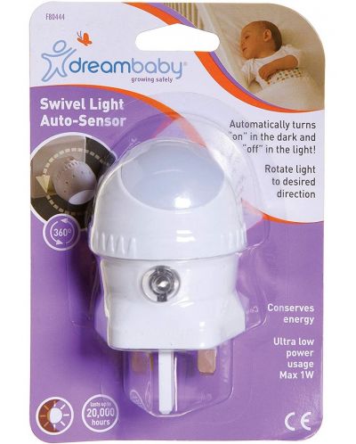 Noćna lampa sa senzorom Dreambaby - bijela - 2