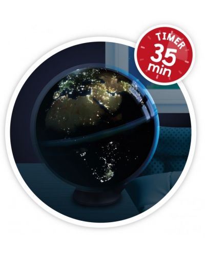 Edukativna igračka Buki France - Svjetleći rotirajući globus 2 u 1, 20 cm - 5