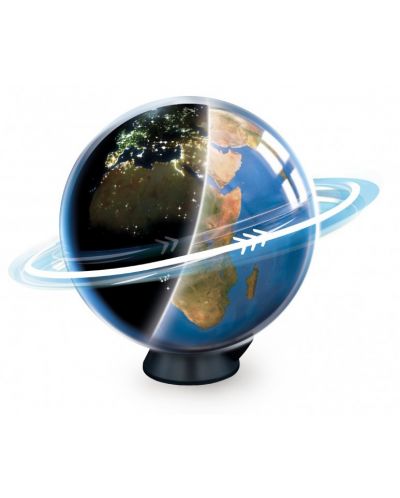 Edukativna igračka Buki France - Svjetleći rotirajući globus 2 u 1, 20 cm - 2