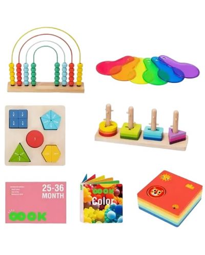 Edukativni komplet Tooky Toy - Montessori, 48 dijelova - 2