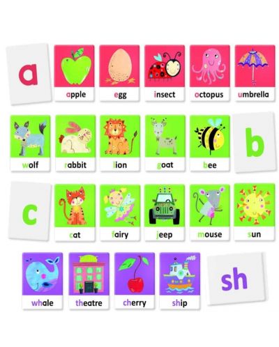 Edukativne flash kartice Headu Montessori – S taktilnom i fonetskom abecedom - 2