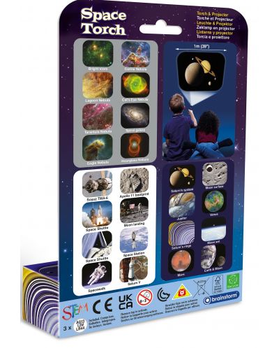 Obrazovna igračka Brainstorm - Svjetiljka s reflektorom, Kozmos - 4