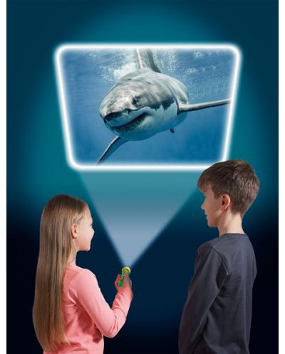 Obrazovna igračka Brainstorm - Svjetiljka s reflektorom, Morske životinje - 5