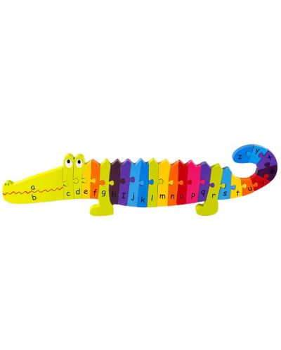Edukativna slagalica Orange Tree Toys - Krokodil, engleska abeceda - 2