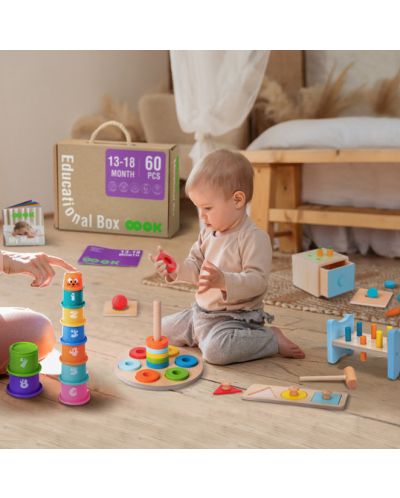 Edukativni set Tooky Toy - Montessori - 2