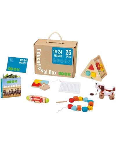 Edukativni komplet Tooky Toy - Montessori, 25 dijelova - 1