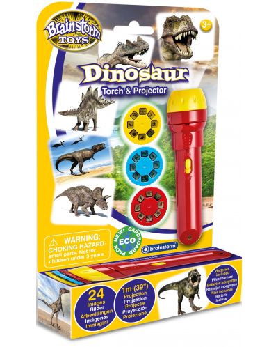 Edukativna igračka Brainstorm – Fenjer s reflektorom, Dino - 3