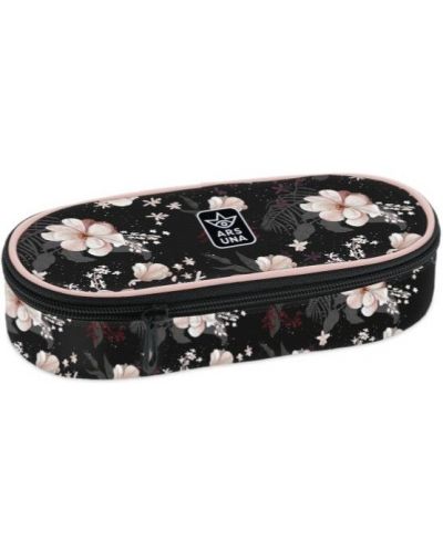 Okrugla pernica Ars Una Flowery Black - 1