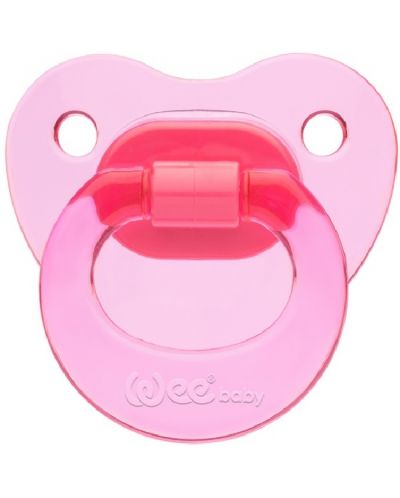 Ortodontska duda Wee Baby Candy, 18+ m, roza - 1