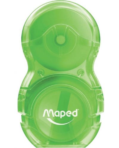 Gumica-šiljilo Maped  Loopy - Translucent, zelena - 1