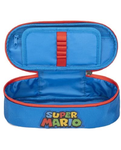 Ovalna školska pernica Panini Super Mario - Blue - 3
