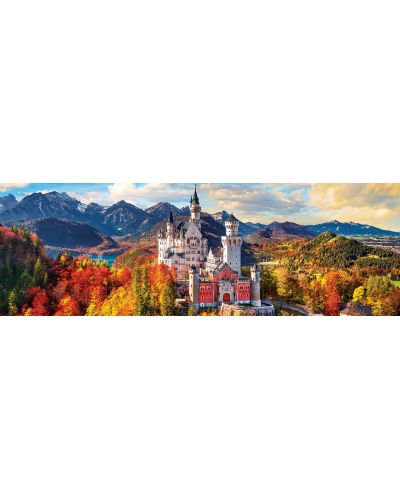 Panoramska slagalica Eurographics od 1000 dijelova - Dvorac Neuschwanstein u jesen - 2