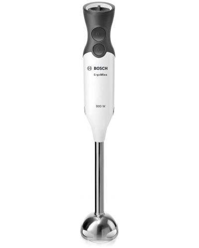 Štapni mikser Bosch - ErgoMixx MS61A4110, 800W, 12 stupnjeva, bijelo/sivi - 1