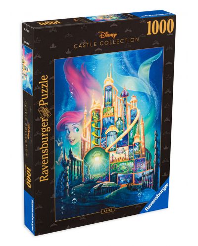 Slagalica Ravensburger od 1000 dijelova - Disneyjeva princeza: Ariel - 1