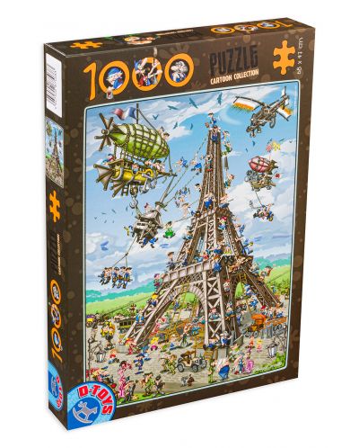 Slagalica D-Toys od 1000 dijelova  – Eiffelov toranj - 1