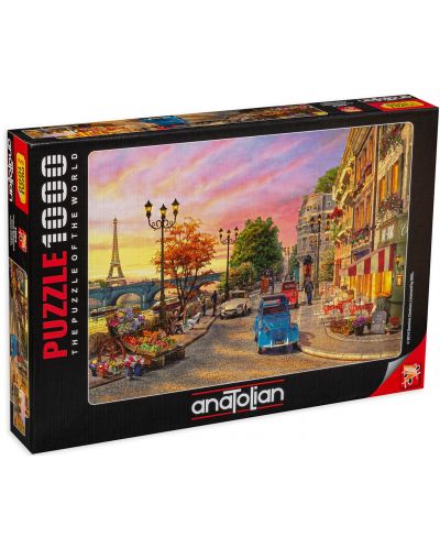 Puzzle Anatolian od 1000 dijelova - Zalazak sunca, Pariz, Dominic Davison - 1