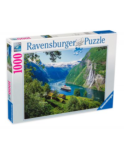 Slagalica Ravensburger od 1000 dijelova - Norveška - 1