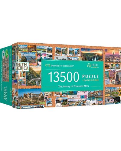 Panoramska slagalica Trefl od 13500 dijelova - Dugo putovanje - 1