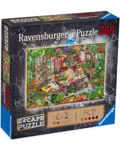 Slagalica-zagonetka Ravensburger od 368 dijelova - U zimskom vrtu - 1