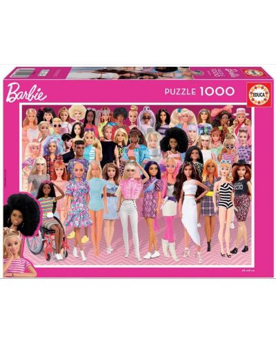 Slagalica Educa od 1000 dijelova - Barbie - 1