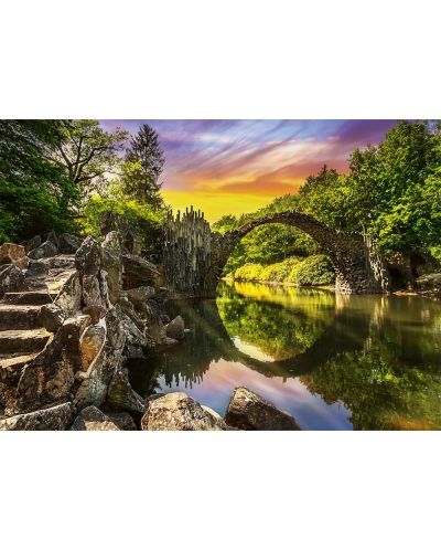 Slagalica Trefl od 1000 dijelova - Most Rakocz u Kromlau, Njemačka - 2