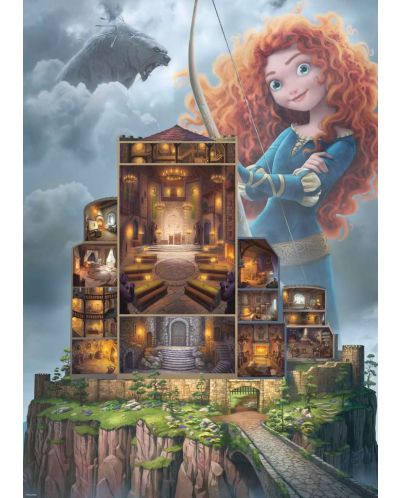 Slagalica Ravensburger od 1000 dijelova - Disney princeze: Merida - 2