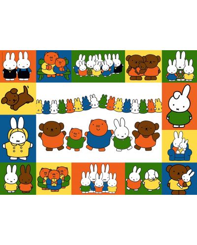 Slagalica Ravensburger od 500 dijelova - Portreti Miffy - 2