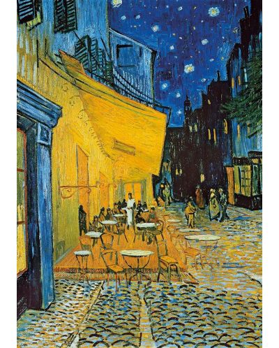 Slagalica Educa od 2 x 1000 dijelova - Suncokreti i Terasa za kavu noću, Vincent van Gogh - 2