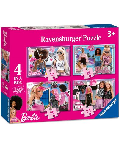 Slagalica Ravensburger od 4 u 1 - Barbie - 1