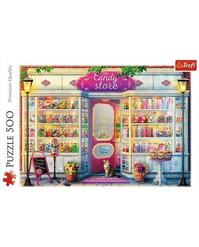 Puzzle Heye od 500 dijelova - Trgovina za slatkiše  - 1