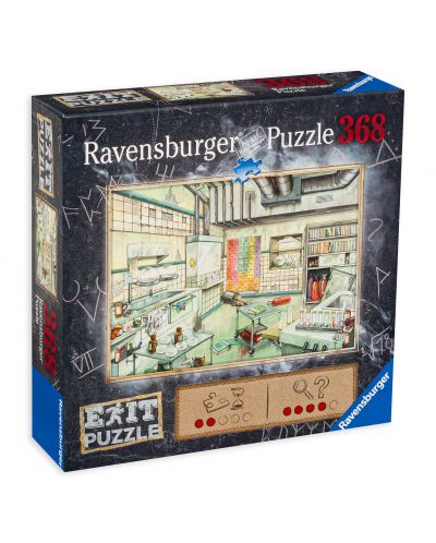 Slagalica-zagonetka Ravensburger od 368 dijelova - Laboratorija - 1