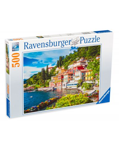 Slagalica Ravensburger od 500 dijelova - Jezero Como, Italija - 1