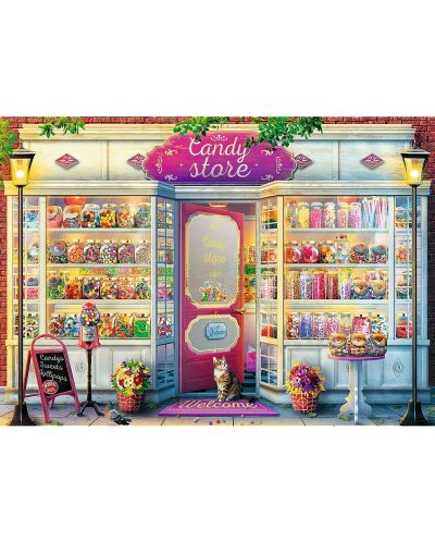 Puzzle Heye od 500 dijelova - Trgovina za slatkiše  - 2