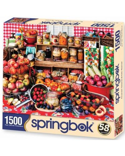 Puzzle Springbok od 1500 dijelova - Sve na stolu - 1