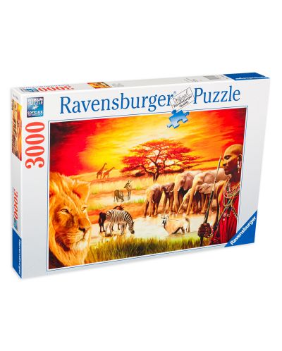 Slagalica Ravensburger od 3000 dijelova – Afrika - 1