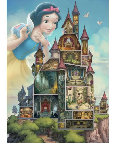 Slagalica Ravensburger od 1000 dijelova - Disneyeva princeza: Snjeguljica - 2