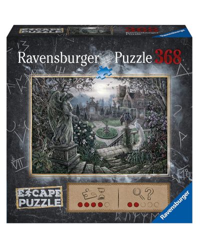Slagalica-zagonetka Ravensburger od 368 dijelova - U vrtu - 1