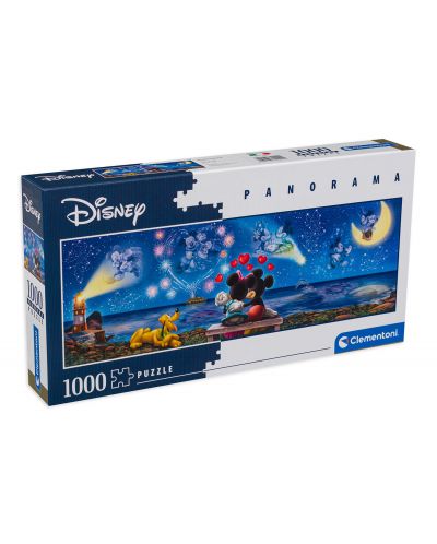 Panoramska slagalica Clementoni od 1000 dijelova - Mickey i Minnie Mouse - 1