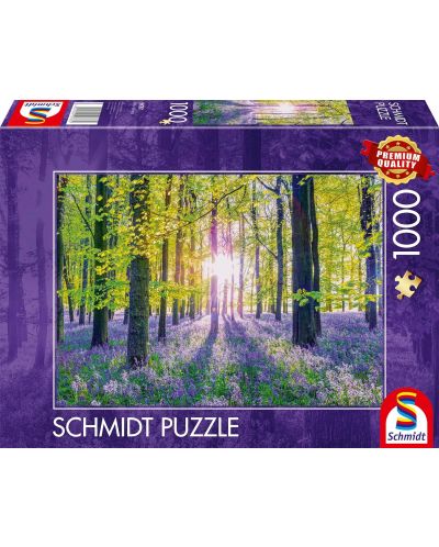 Slagalica Schmidt od 1000 dijelova - Transquil bluebell wood - 1