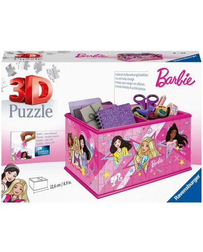Slagalica Ravensburger od 216 dijelova - Organizator kutija, Barbie - 1