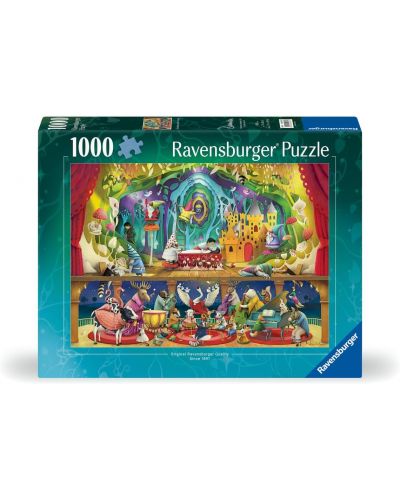 Slagalica Ravensburger od 1000 dijelova - Snjeguljica i 7 patuljaka - 1