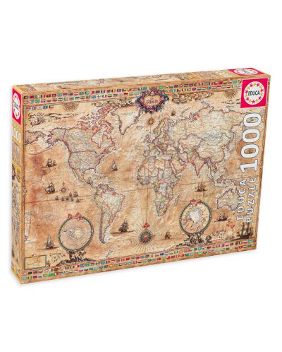 Slagalica Educa od 1000 dijelova  - Antička karta svijeta - 1