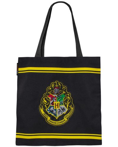 Torba za kupovinu Cine Replicas Movies: Harry Potter - Hogwarts (Black & Yellow) - 1
