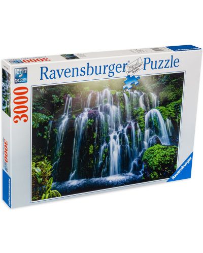 Slagalica Ravensburger od 3000 dijelova - Vodopad na Baliju - 1