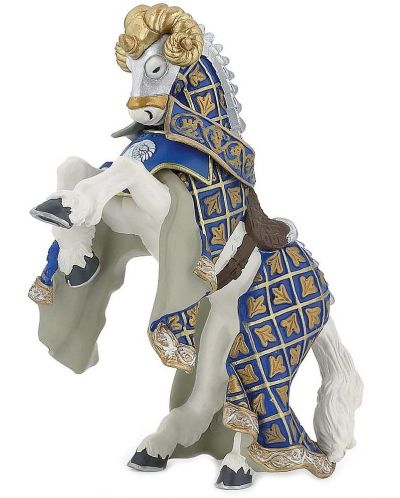 Figurica Papo The Medieval Era – Konj viteza Plavog ovna - 1