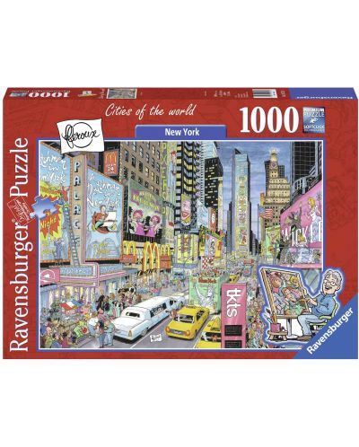Slagalica Ravensburger od  1000 dijelova - Gradovi svijeta: New York - 1