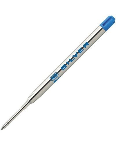 Punjenje za kemijske olovke Ico Silver - 0.8 mm, plavo - 1